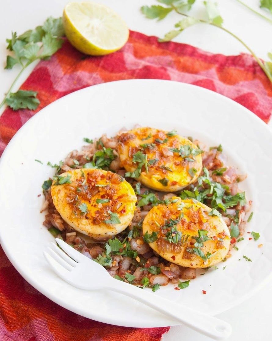 Chatpata Egg Chaat