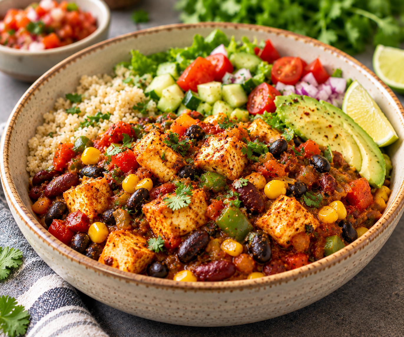 🌶️ Chili-Loaded Paneer Bowl