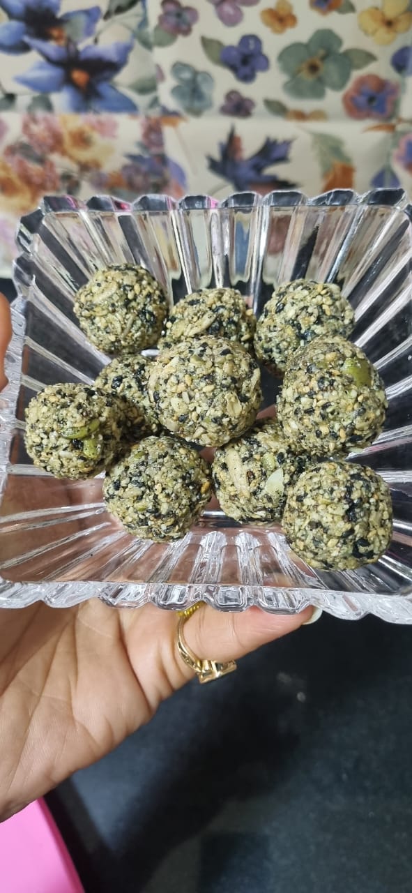 🌿 Power Seed Laddu Recipe - The Ultimate Energy Bite for a Healthier You this Winters